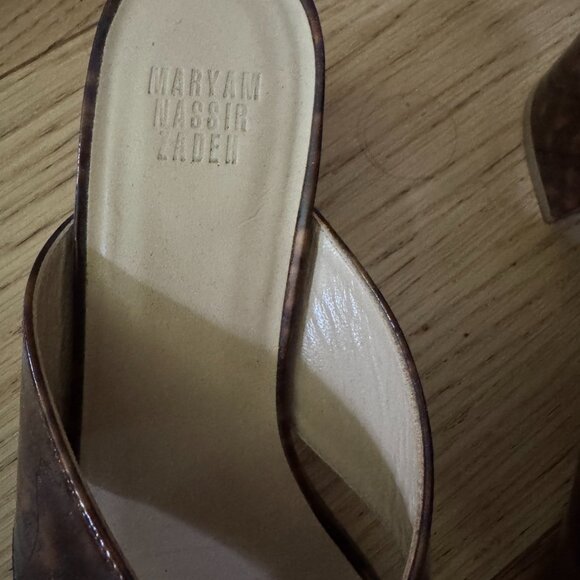 Maryam Nassir Zadeh Brown Sandals - Picture 3 of 6